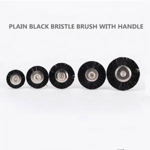 China Plain Black Dental Polishing Kit Bristle Brush For Precious Metal Acrylic Surfaces ODM on sale