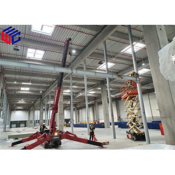 Outdoor Structural Pipe Rack Steel Frame Structure Robust Construction