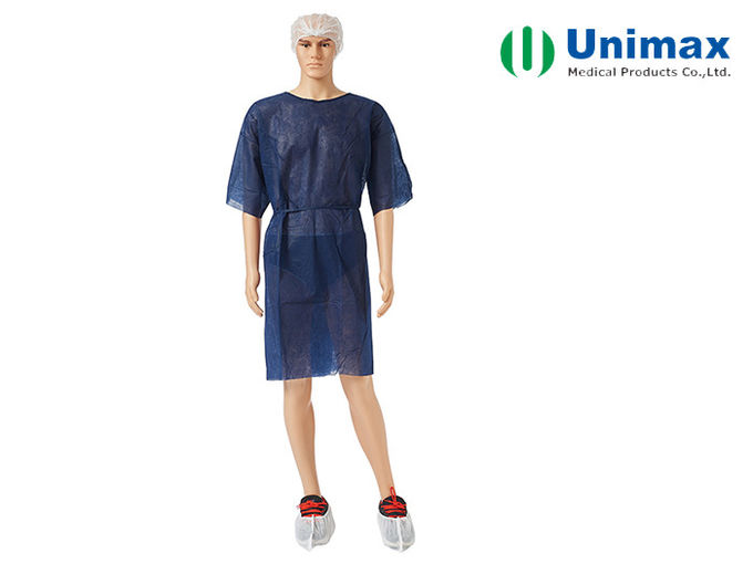 Short Sleeves ISO13485 PP Disposable Isolation Gowns