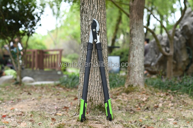 Anti-Slip Grip Garden Tools Pruning Shear Fixed Steel Handle and PowerGear Lopper Bypass