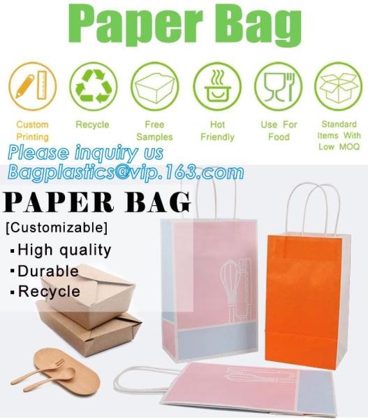 Paper Carrier Bag, Gift Packaging Carrie Shopping Paper Bag, Birthday Wedding