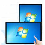 Wall Mounted 21.5 Inch Industrial Touch Screen Monitor With HDMI VGA DVI USB