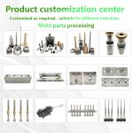 DLC Coated Plastic Mould Parts TiALM Nitriding Surface For Auto