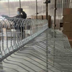 China 16inch Good Price Wire Shirt Hangers For Laundromat wholesale