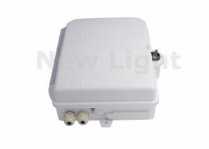 China Withe Color Fiber Optic Termination Box SC 48 Port Wall Box For Local Area wholesale