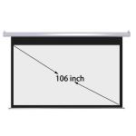 Excellent Clear Photo Motorized Projection Screen 106inch Diagonal 16:9