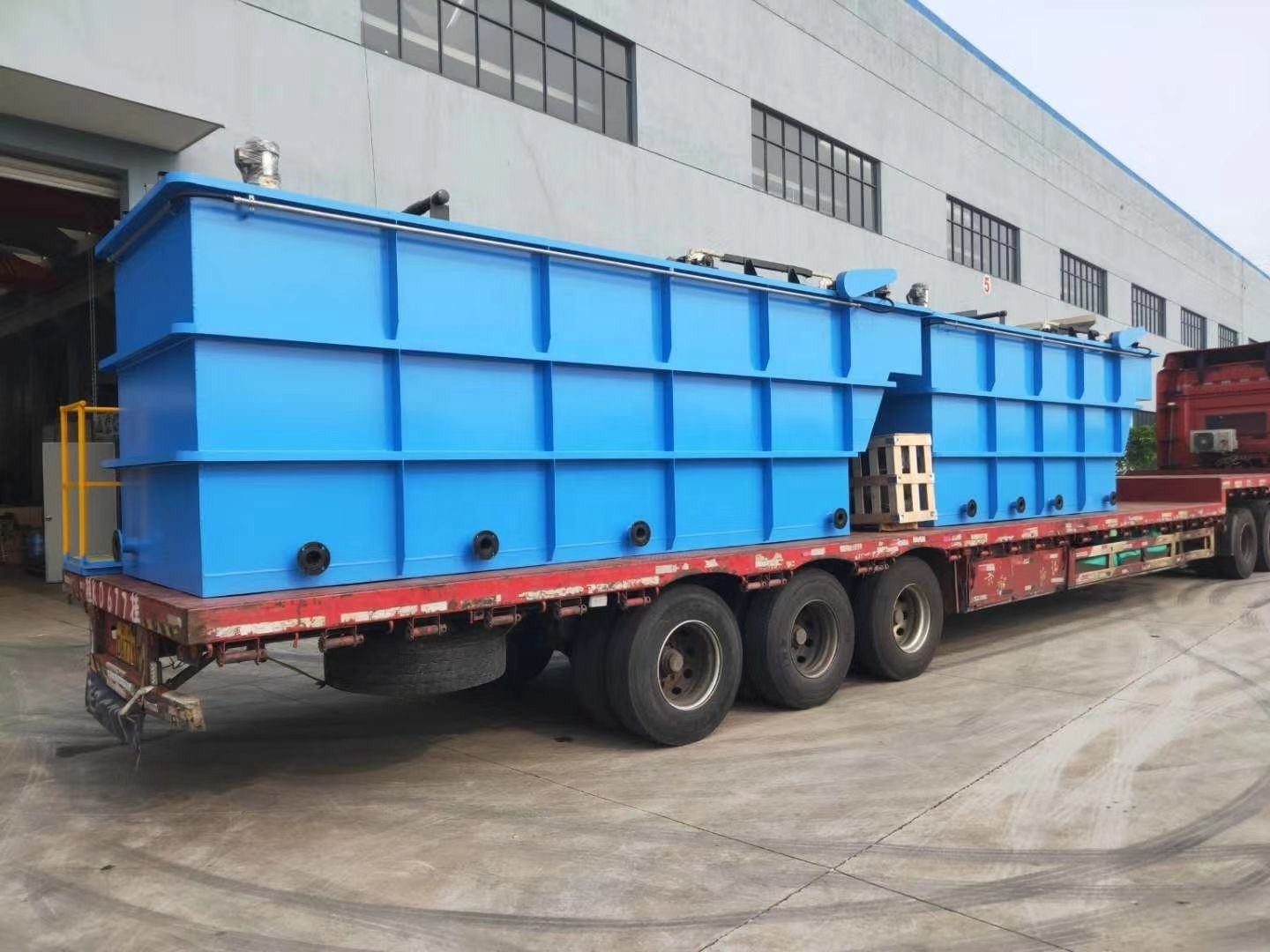 TSS COD BOD removal machine DAF units for domestic sewage treatment