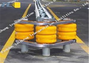 China Traffic Safety Eva Buckets Rolling Anti Crash Guardrail Road Roller Barrier wholesale