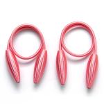 yellow 60g Curtain Tiebacks With Oval Magnet Lacing