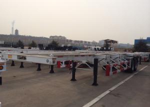 China 35t Payload 40ft 2 Drum Axles Container Skeleton Semi Truck Trailer wholesale