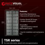 Ultra-Light Transparent Outdoor LED Screen – Customizable | Weatherproof | Easy