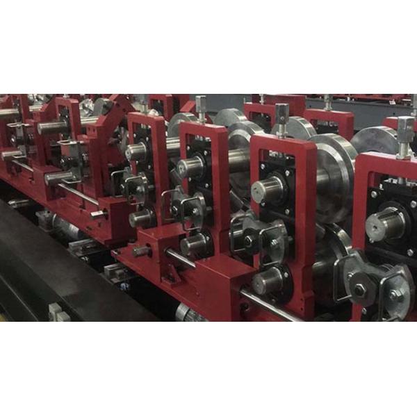 Automatic C Z Purlin Roll Forming Machine PPGI PPGL Chain Drive Pre Cutting