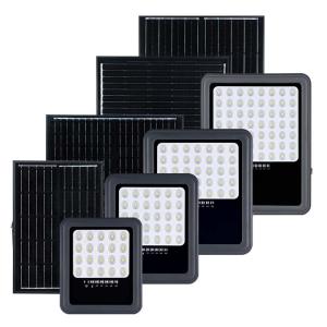 China SMD 2835 LED Solar Powered Flood Lights 100 W High Power Waterproof Long Lifespan wholesale