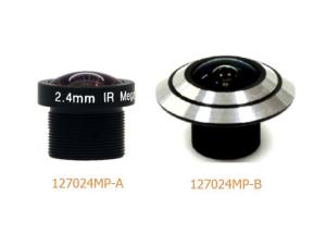 China 1/2.7&quot; 2.4mm F2.0 3Megapixel M12x0.5 Mount 130degree Wide Angle Lens, visual doorbell vehicle camera lens wholesale