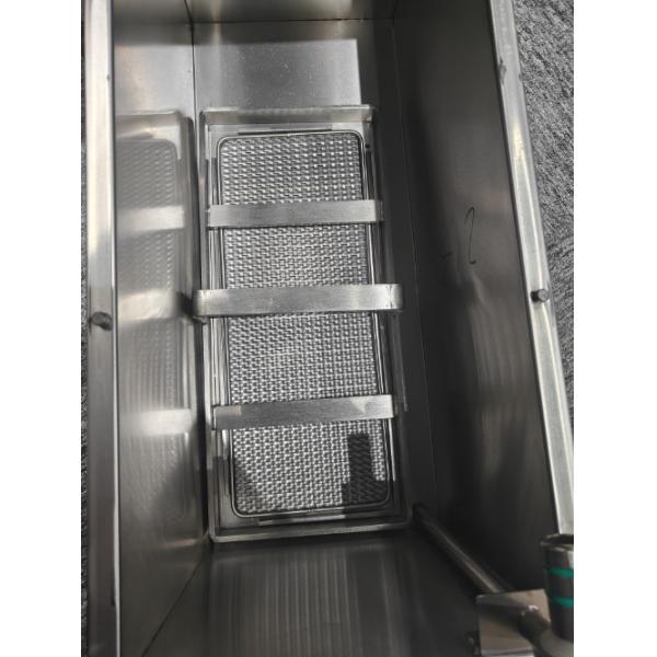 One Pot Two Baskets Smart Touchscreen Panel 14KW 380V Electric Open Deep Fryer