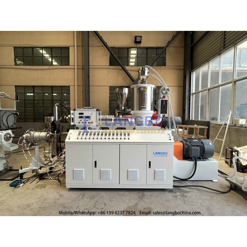 Plastic Small PE Extruder Machine For PE Pipe Profile Granulation Product