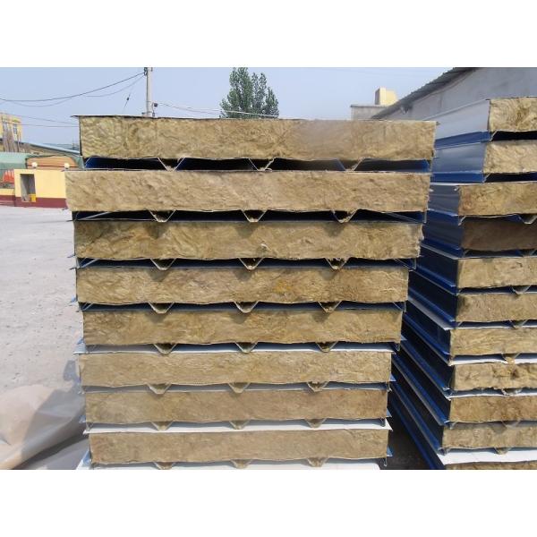 Fireproof Rock wool Sandwich Panel Roll Forming Machine Sound Insulation