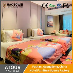 China 3 Star Customized Hotel Bedroom Set with Solvent-Free Anti-Fouling Leather Seat Cushion wholesale