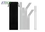 Portable Picnic Stainless Steel Cocktail Straws Environmentally Friendly