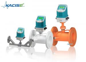 China Ultrasonic Inline Water Flow Meter , Stainless Steel Flow Meter For Pipe Diameter DN10 - DN1500 on sale