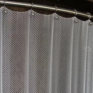 China Aluminum Decorative Wire Mesh Architectural Stainless Steel Spiral Woven Partition Curtain wholesale