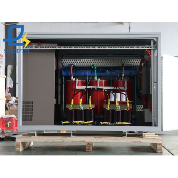High Precision 2 Phase To 3 Phase Voltage Transformer 150KW 180KVA