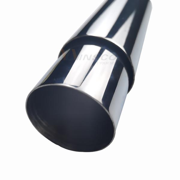 0.8mm-3.0mm Thickness Satin Inox Handrail Pipe SS 201 304 316 Mirror 48.3mm OD