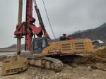 Sany Heavy Industry's SR285 Rotary Drilling Rig 9125x4500x23870mm Operating