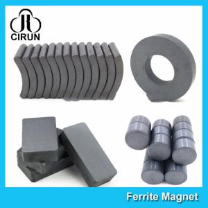 China Industrial Sintered Permanent Ceramic Ferrite Magnet Block Ring Disc Arc Shaped wholesale