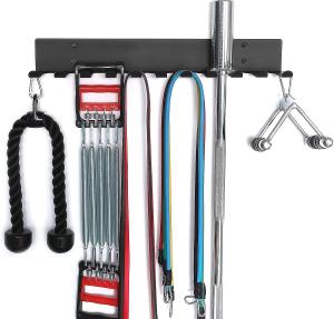 China Sturdy Powder Coating Home Gym Rack for Resistance Bands Fitness Straps and Jump Ropes wholesale