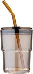 13oz/400ml Tumbler Water Glass, Cups with Straw and Lid Sealed Carry on for