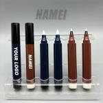 Customized Cosmetic Soft Touch Freckle Pen Empty Round Colors Eyeliner Pencil