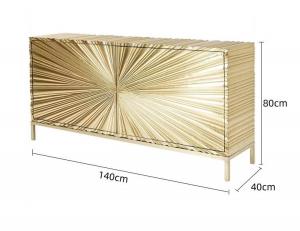 China European Hotel Living Room Furniture Wood Storage Decorative Cabinet on sale