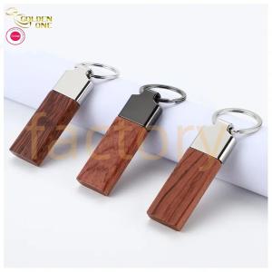 China Engraved Name Wooden Keychain , Blank Embossed Wooden House Keychain wholesale