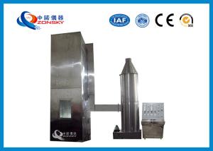 China IEC 60529 Flammability Testing Equipment , Bundled Cables Vertical Flammability Chamber wholesale