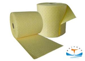 China Spill Response Industrial Oil Absorbent Rolls 2-5mm Thickness With High Absorbency wholesale