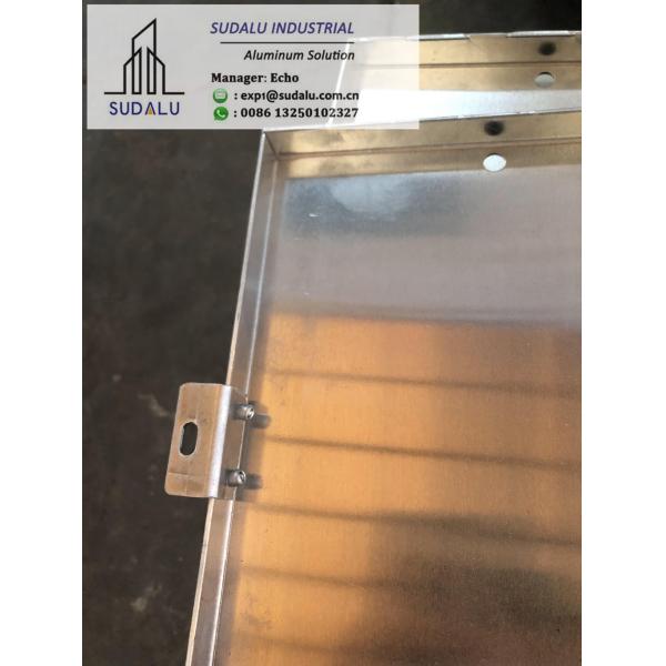 SUDALU Various Sizes Aluminum Solid Panel for Facade Cladding Exterior Decoration Metal Panel
