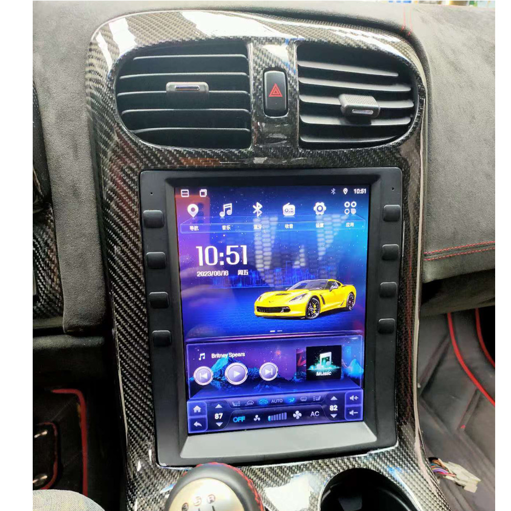 Chevrolet Corvette C6 Vertical Screen Car DVD Player 10.4Inch With Carplay Gps