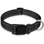 Professional-Grade Reflective Dog Collar - Adjustable Nylon Pet Collar with