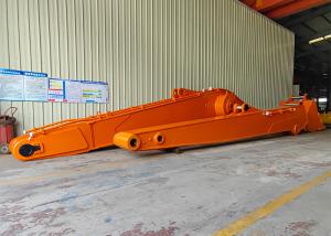 China 20 Ton Long Reach Excavator Extended Boom For Digging Sand Soil Silt wholesale