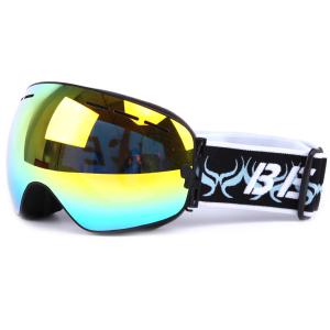 China Luxury Magnetic Snow Goggles Lightweight High Density Ventilated Face Foam wholesale