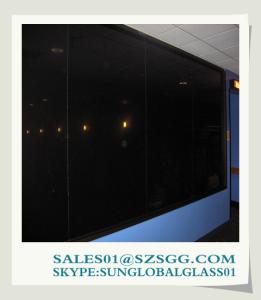 China High quality 6mm Black Float Glass for structural wholesale