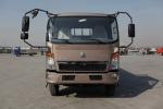 HOWO 4x2 Light Duty Commercial Trucks Fuel Saving Brown Color 160hp 8.2t Rear
