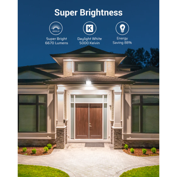 Ultra bright energy-saving LED flood light,,adjustable,Outdoor landscape courtyard garage safety lighting