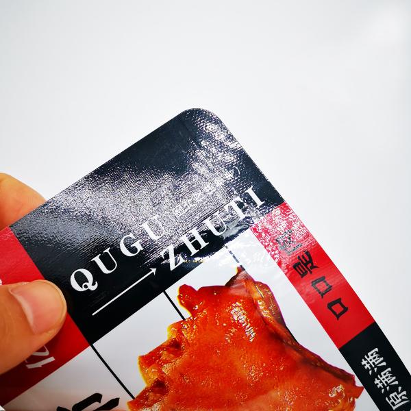 3 Side Seal Flat Pouch Foil Lined Retort Pouch For Packaging Meat Chicken Beef Fish Food
