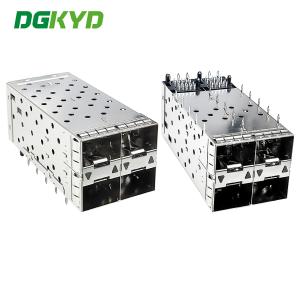 China SFP Shell SFP2x2 Fiber Connector High-temperature LCP Fiber Cage DGKYDSFP2N3B23005B022 wholesale