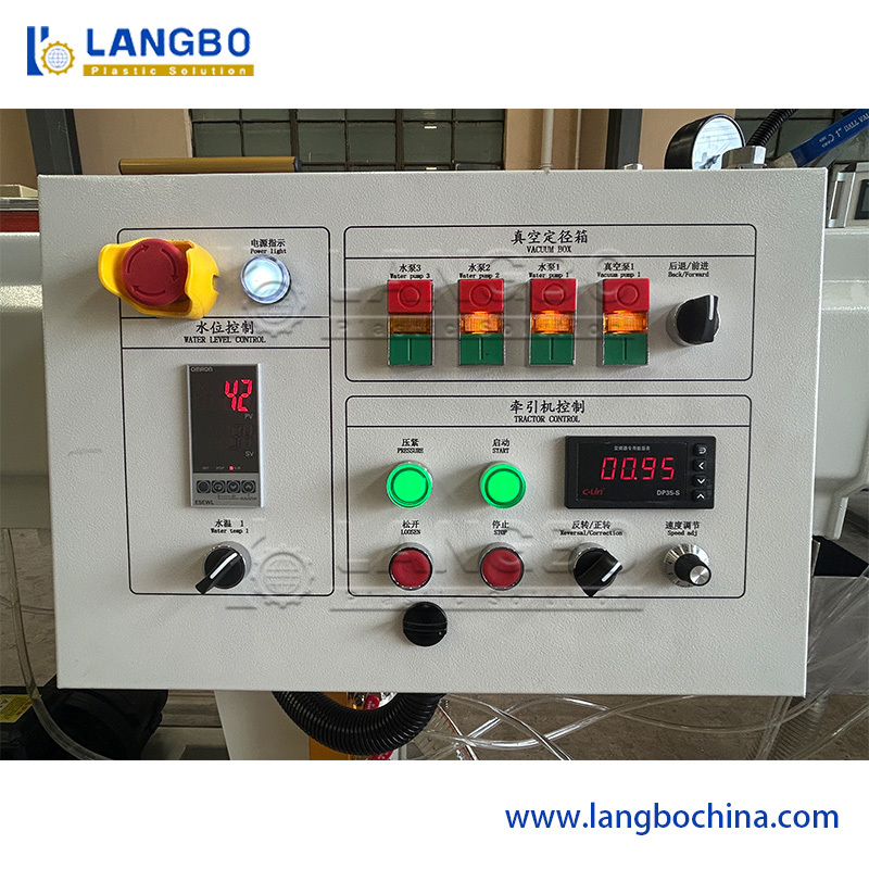 PPR Pipe Making Machine with Multi Layer Co-extrusion for 20-110mm Pipe Size and PLC Control with Touch Screen