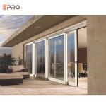 6063 Aluminium Sliding Glass Doors For Balcony With Stainless Steel Accessories