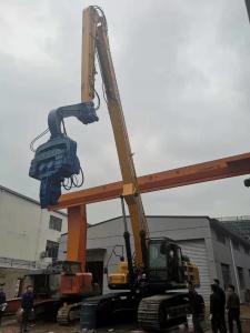 China Multifunctional Sheet Pile Driving Machine Silence Operation Easy Maintenance wholesale