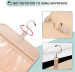 Medium Waterproof Hanging Makeup Accessories Cosmetic Essentials Dopp Kit Custom